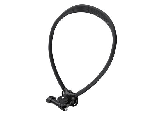 ACEFAST E37 Neck Mount Action Camera Holder First-Person POV Silicone Neckband Bracket with Airbag Pad - Black